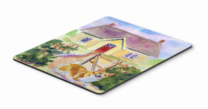 Corgi Themed Mouse Pad, Hot Pad or Trivet - 638508214898