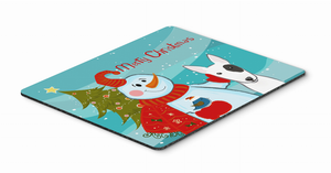 Snowman with Mouse Pad, Hot Pad or Trivet - 638508135346