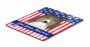 American Flag Mouse Pad, Hot Pad or Trivet - 638508200891