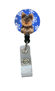 Winter Snowflakes Retractable Badge Reel - 615872868889