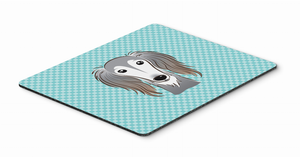 Checkerboard Design with Dog Mouse Pad, Hot Pad or Trivet - 615872913060