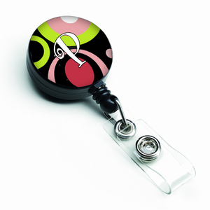 Letter Monogram Retractable Badge Reel - 638508549600