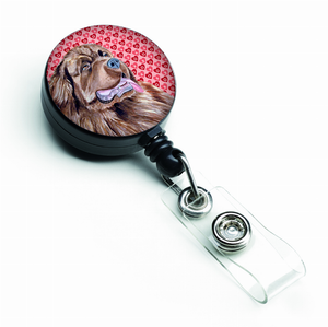 Valentine's Day Portrait Retractable Badge Reel - 705332230780
