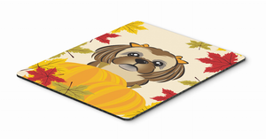 Dog Breed Thanksgiving Mouse Pad, Hot Pad or Trivet - 638508199720