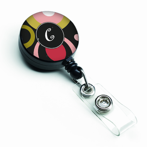 Letter Monogram Retractable Badge Reel - 638508549211