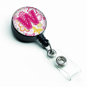 Flowers and Butterflies Retractable Badge Reel - 638508554697