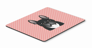 Checkerboard Design with Dog Mouse Pad, Hot Pad or Trivet - 615872913664