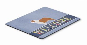 Dog Breed Welcome Mouse Pad, Hot Pad or Trivet - 638508700292