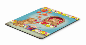 Teddy Bear Themed Mouse Pad, Hot Pad or Trivet - 638508232052