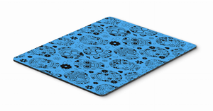 Dog Breed Day of the Dead Mouse Pad, Hot Pad or Trivet - 638508621078