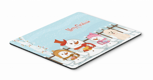 Merry Christmas Carolers Mouse Pad, Hot Pad or Trivet - 638508462428