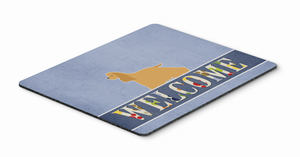 Dog Breed Welcome Mouse Pad, Hot Pad or Trivet - 638508699824