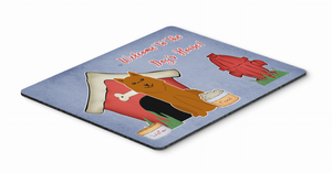 Dog House Collection Mouse Pad, Hot Pad or Trivet - 638508464712