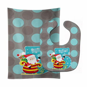 Christmas Baby Bib & Burp Cloth - 652259019793