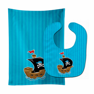 Nautical Baby Bib & Burp Cloth - 652259022823