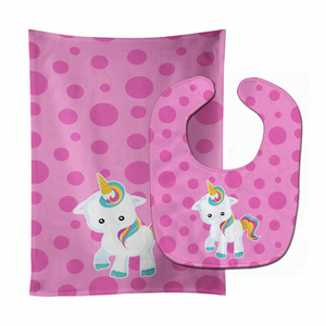 Unicorn Baby Bib & Burp Cloth - 638508799289