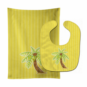 Beach Baby Bib & Burp Cloth - 652259022557