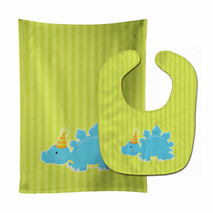 Dinosaur Baby Bib & Burp Cloth - 652259020416