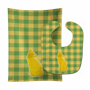 Backyard BBQ Baby Bib & Burp Cloth - 652259018307
