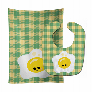 Breakfast Baby Bib & Burp Cloth - 638508801579