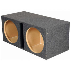 Qpower 2 Hole 15" Vented Woofer Box With 1" Mdf Face - 813177021538 Qpower 2 Hole 15" Vented Woofer Box With 1" Mdf Face - 813177021538