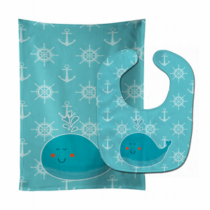 Fish Baby Bib & Burp Cloth - 638508798886