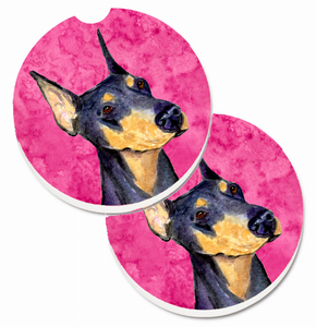 Dog Themed Cup Holder Car Coasters (Set of 2) - 638508595423