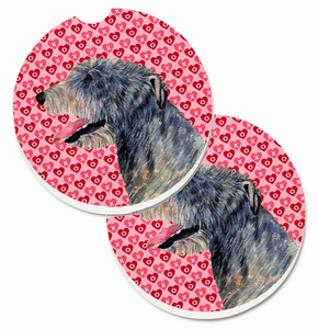 Dog Themed Valentine's Day Cup Holder Car Coasters (Set of 2) - 638508594358