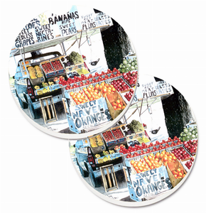 Food & Fruit Cup Holder Car Coasters (Set of 2) - 638508561633