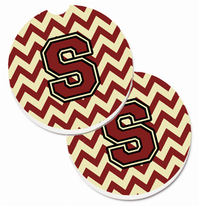 Letter Chevron Cup Holder Car Coasters (Set of 2) - 638508577559