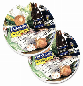 Marine & Beach Cup Holder Car Coasters (Set of 2) - 638508561183