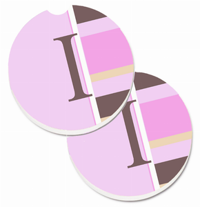 Letter Monogram Cup Holder Car Coasters (Set of 2) - 638508567895