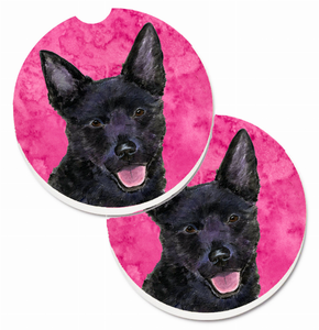 Dog Themed Cup Holder Car Coasters (Set of 2) - 638508596260