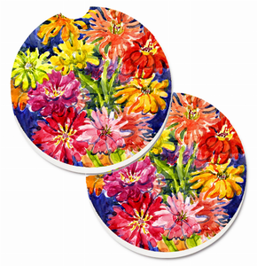Floral Cup Holder Car Coasters (Set of 2) - 638508561435