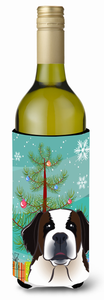 Christmas Tree and Dog Wine Bottle Hugger - 638508107183