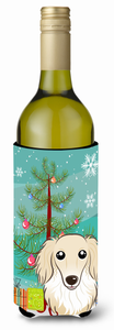 Christmas Tree and Dog Wine Bottle Hugger - 638508106841