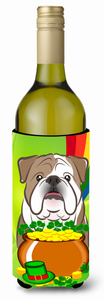 Dog St. Patrick's Day Design Wine Bottle Hugger - 638508208101