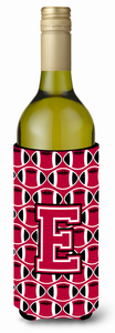 Monogram Letter Football Wine Bottle Hugger - 638508048950