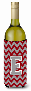 Monogram Letter Chevron Wine Bottle Hugger - 638508008879