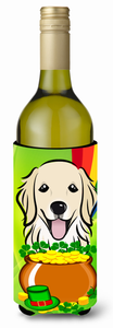 Dog St. Patrick's Day Design Wine Bottle Hugger - 638508207968