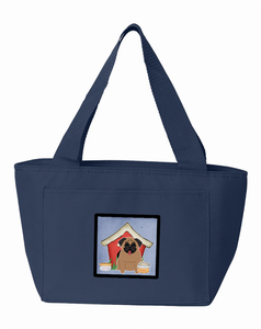 Dog House Collection Pug Brown Lunch Bag - 638508864796