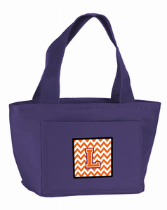 Monogram Letter Chevron Lunch Bag - 638508857774