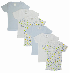 Bambini Girls Pastel Variety Short Sleeve Lap T-shirts  Variety Pack - 763276254781