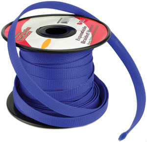Installation Solution Expandable Braided Sleeve Blue 1/4" - 784644618400 Installation Solution Expandable Braided Sleeve Blue 1/4" - 784644618400