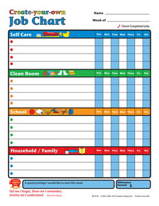 Job Chart - Create Your Own - 098497091038