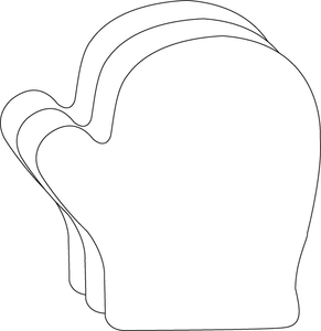 Large Single Color Creative Foam Cut-Outs - 098497074352