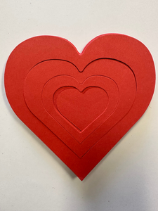 Growing Heart Large Single Color Cut-Out - 098497082135