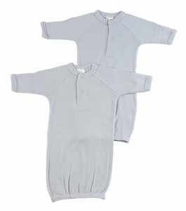 Bambini Preemie Solid Gown - 2 Pack - 763276191109