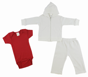Bambini Infant Sweatshirt, Onezie and Pants - 3 Piece Set - 763276261444