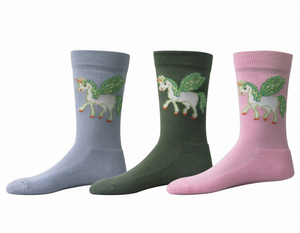TuffRider Unicorn Kids Socks - 3 Pack - 849913082525